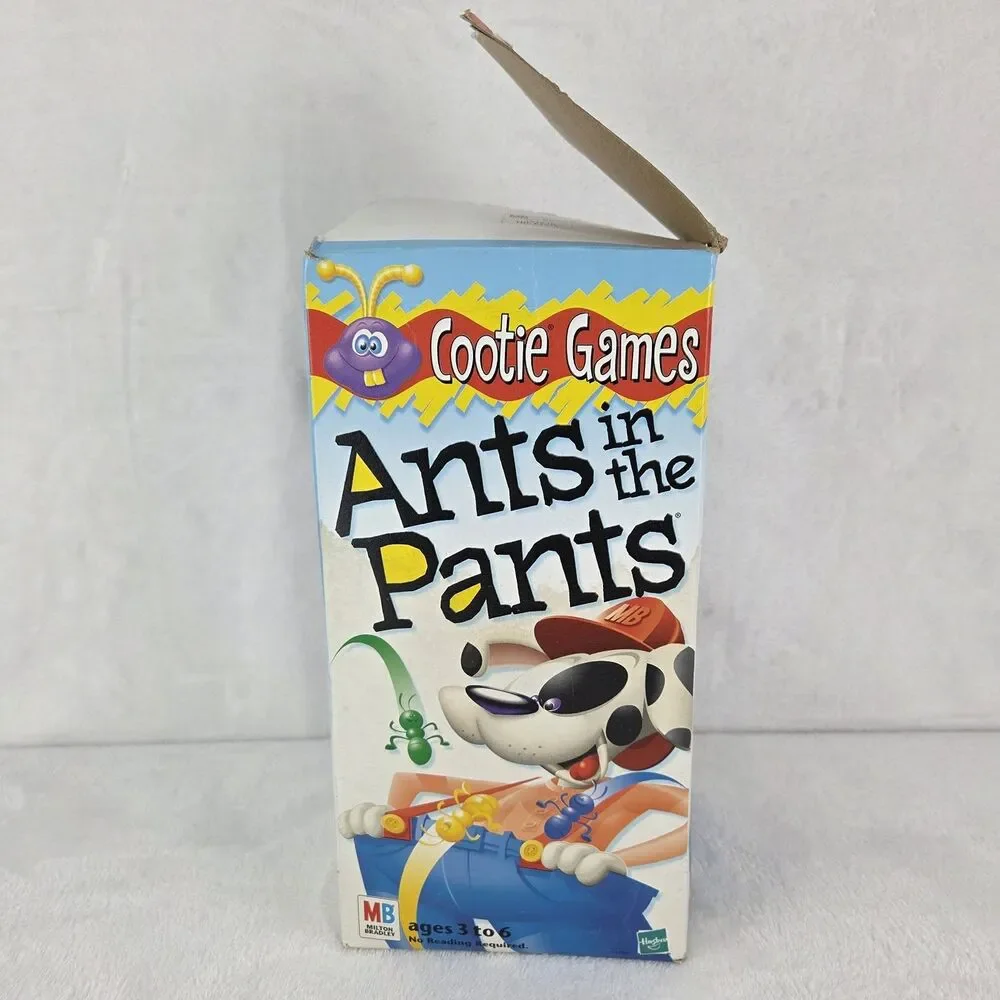 Vintage 1999 Cootie Games Ants in the Pants Complete Dog Board Game Set